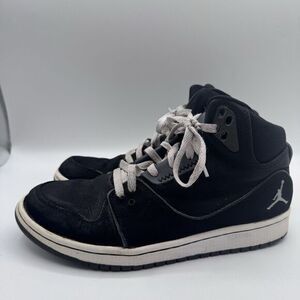 Nike Air Jordan Air 1 Flight 2 Black Basketball Shoes Sneakers Men's Size 8